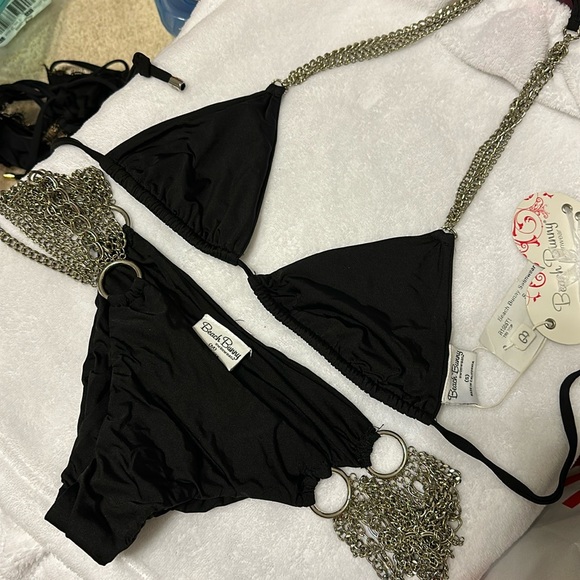 Beach Bunny ORIGINAL Ball & Chain SILVER Chains made in US - Picture 1 of 6